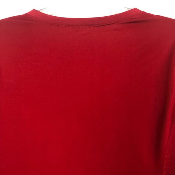 Athletic Works Long Sleeve Red Active V-Neck Top Size L - Picture 8 of 12